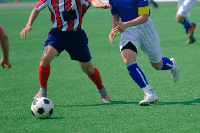 サッカーの練習ですねが痛いシンスプリント